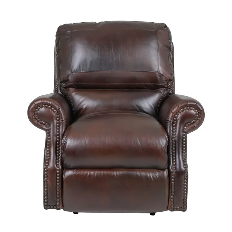 USA Leather 8750 Collection Brown Leather Power Recliner