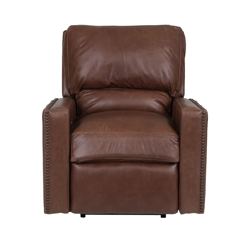 USA Leather 9397 Collection Ancient Brown Leather Power Recliner