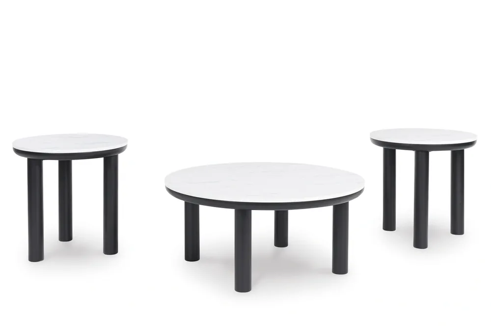 Ashley Xandrum Coffee Table and 2 End Tables