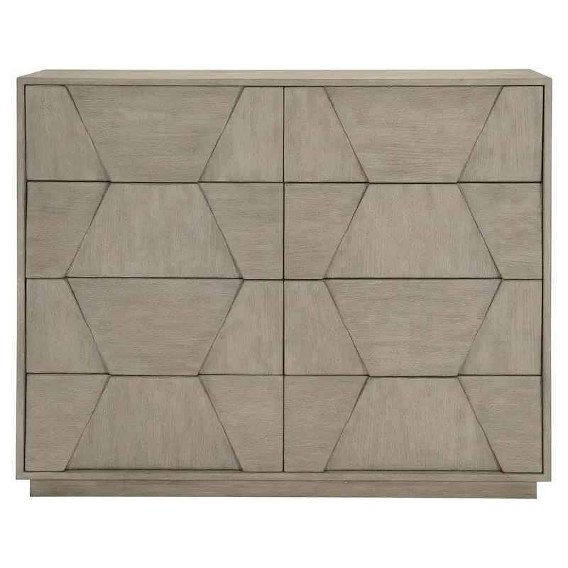Bernhardt Linea 8-Drawer Dresser in Cerused Greige