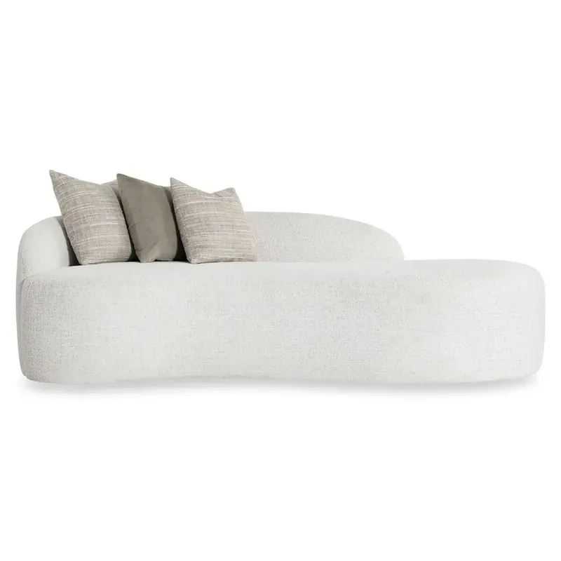 Bernhardt Ava Cream Left Arm Facing Chaise Sofa