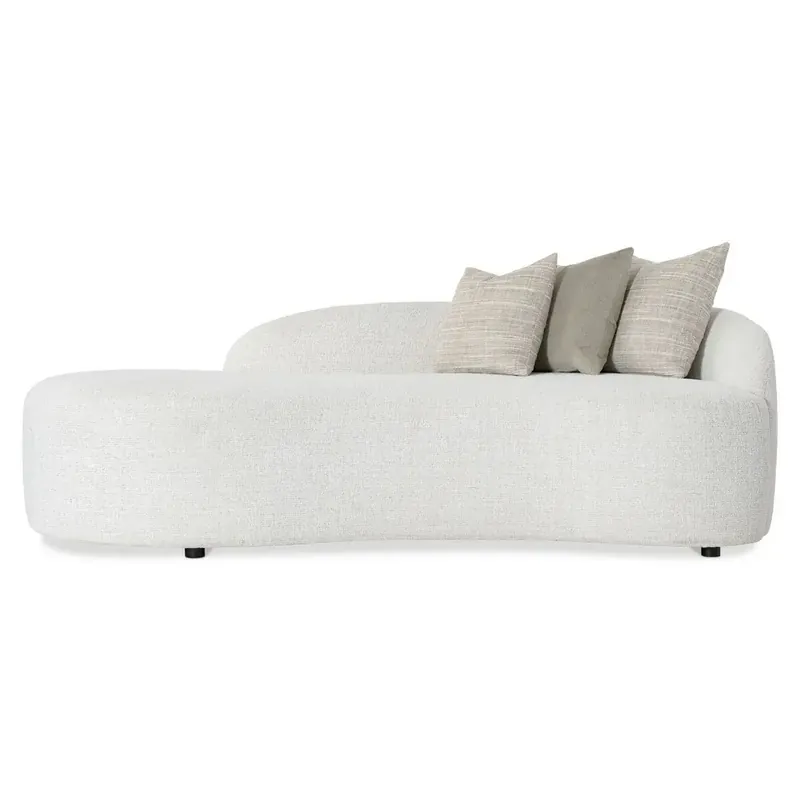 Bernhardt Ava Cream Right Arm Facing Chaise Sofa
