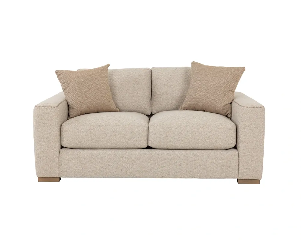 Bernhardt Vaughn Beige Loveseat