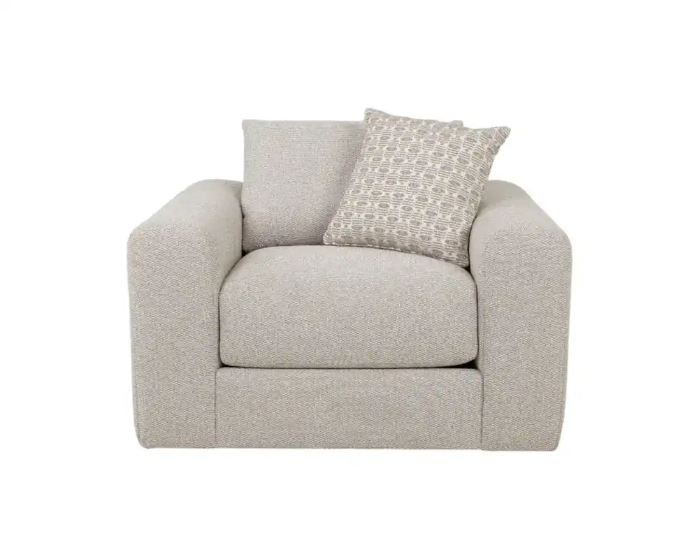 Bernhardt Vista Swivel Chair in Beige