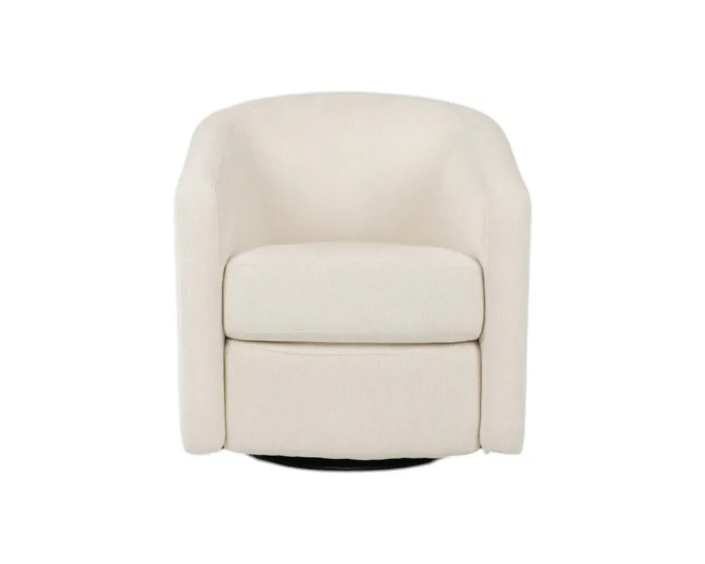 Elran Furniture Barrel Swivel Glider Chair in Stargate