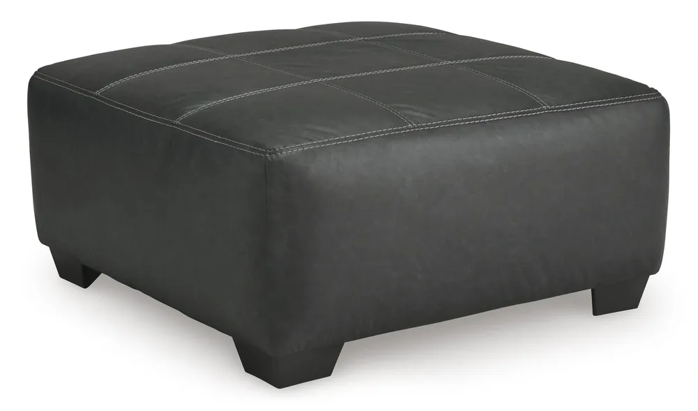 Ashley Brixley Pier Graphite Oversized Accent Ottoman