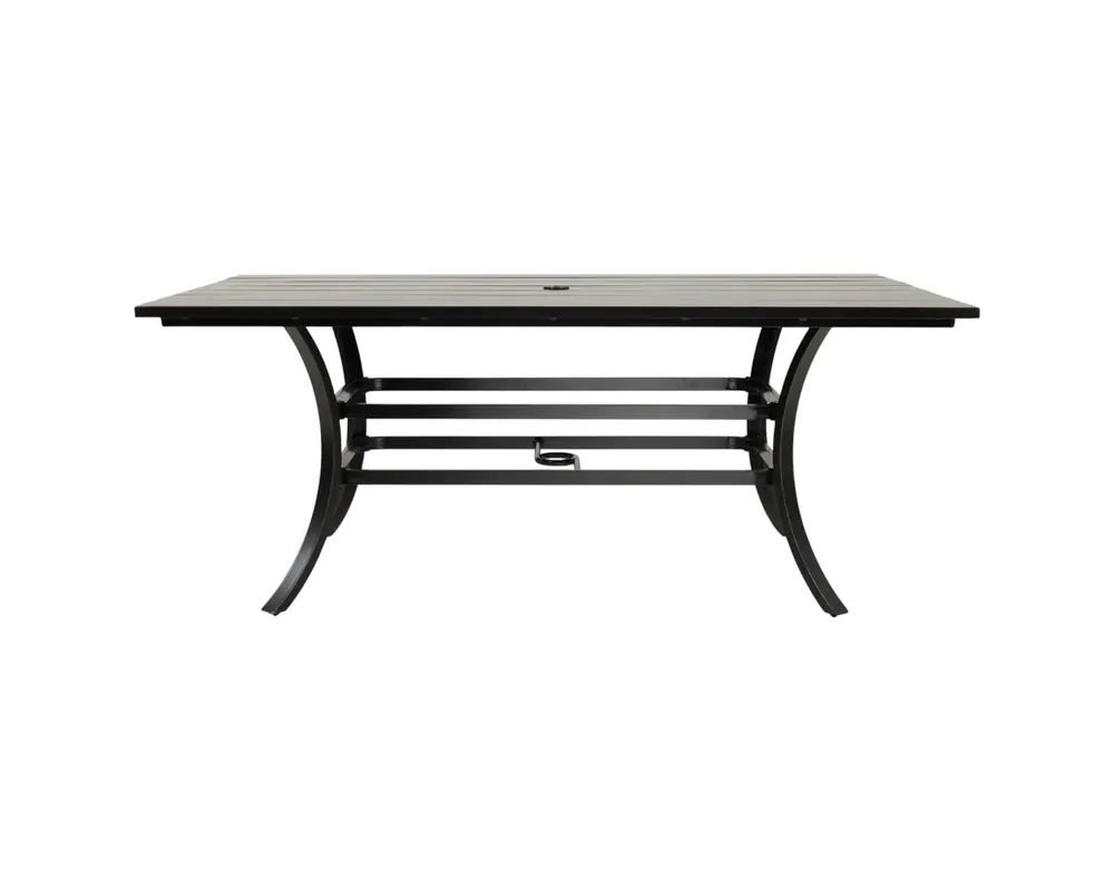 GatherCraft San Miguel Outdoor Dining Table with Umbrella Hole