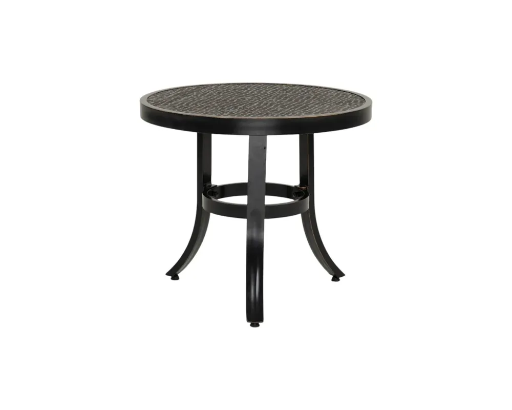 GatherCraft San Miguel Round Outdoor End Table