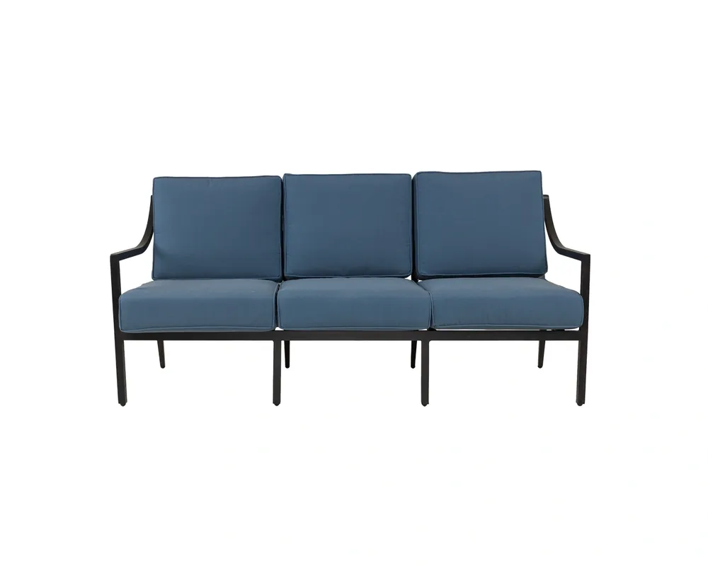 GatherCraft Charlotte Outdoor Sofa in Denim Blue