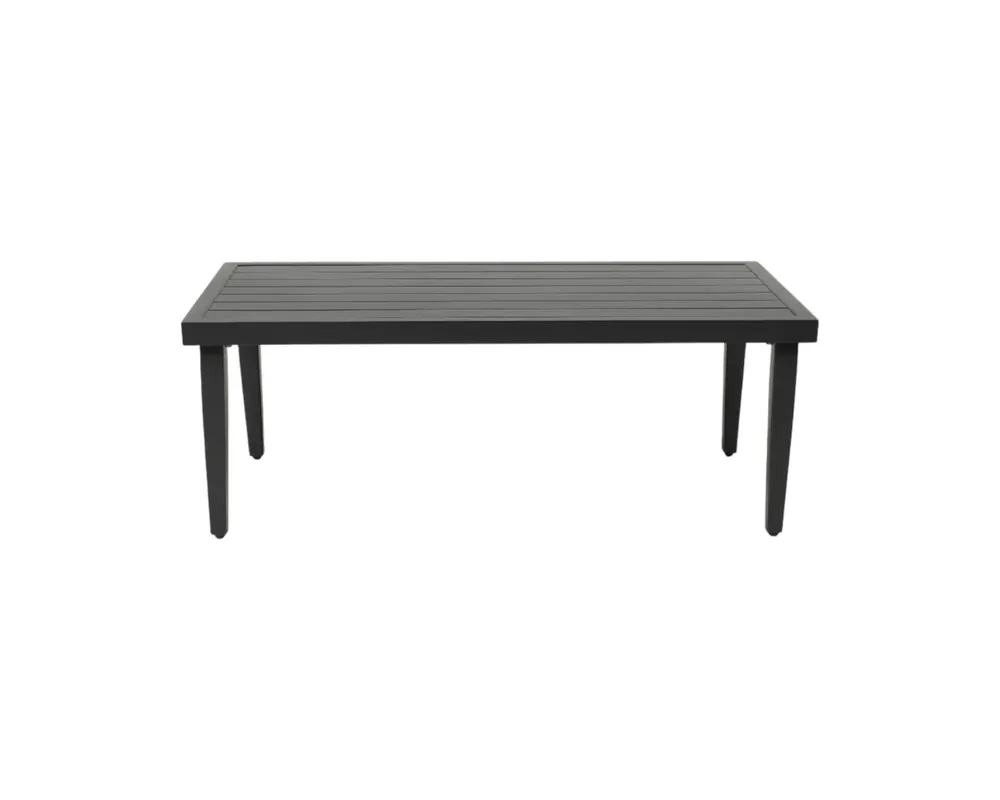 GatherCraft Portland Outdoor Coffee Table in Black