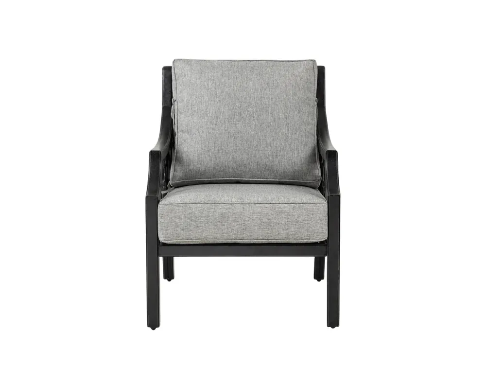 GatherCraft Lucia Outdoor Club Chair in Mystic Gray