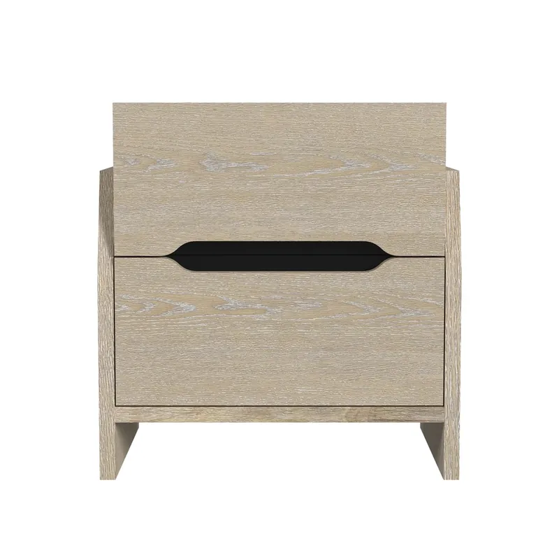 Westwood/Thomson Int'l Darby 2-Drawer Nightstand in Desert Brown