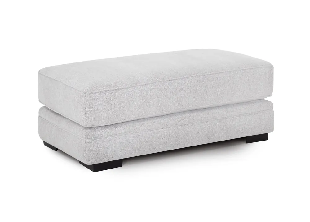 Franklin Stella Ottoman in Pepper Gray
