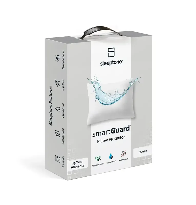 Sleeptone SmartGuard Queen Pillow Protectors (Set of 2)
