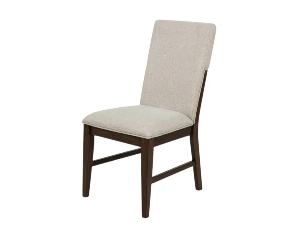 A America Berkeley Upholstered Dining Chair in Coffee