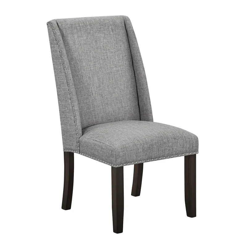 New Classic Faust Upholstered Dining Chair in Gray