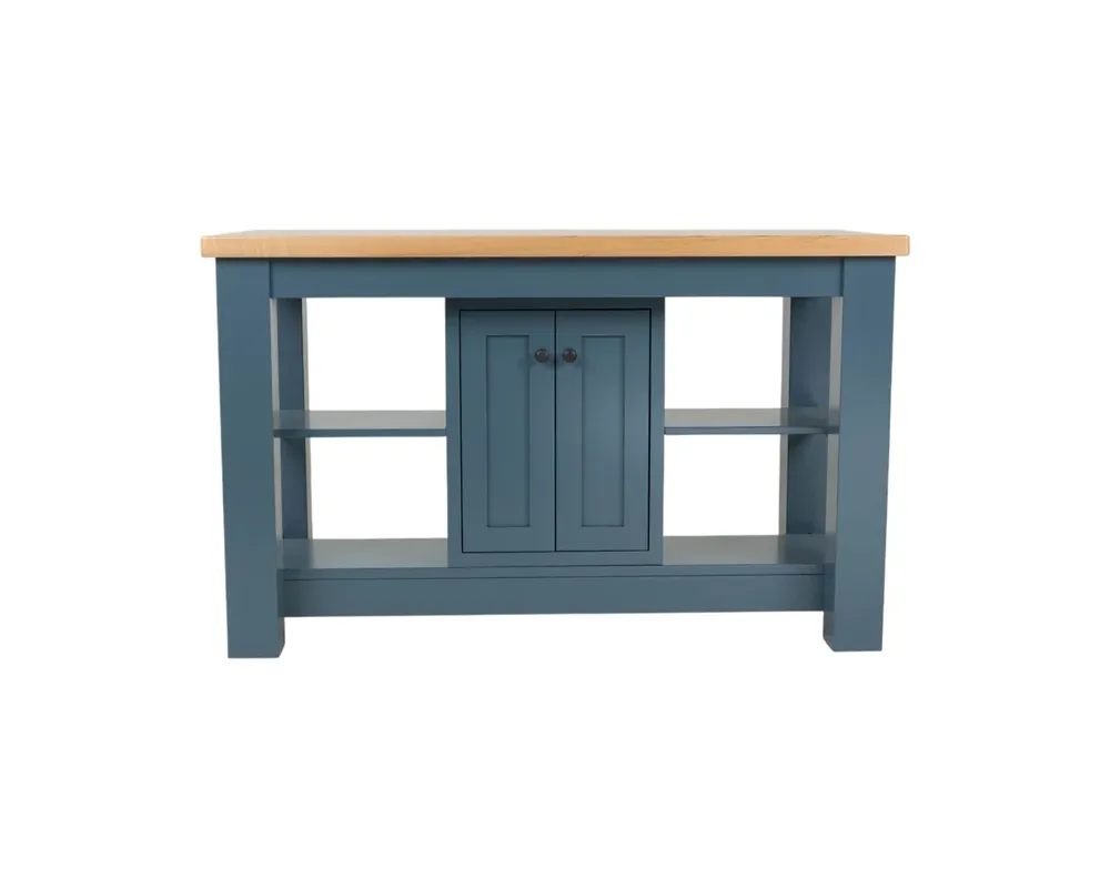 Mavin Kiawah Kitchen Island in Blue