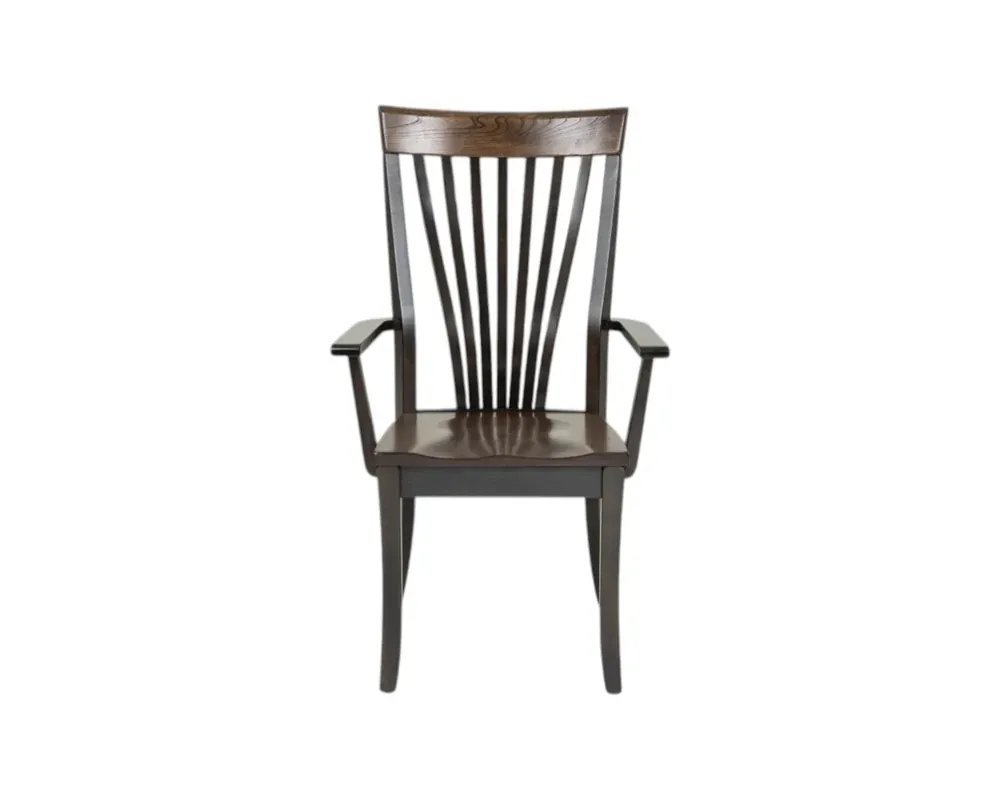 Mavin Brinkley Dining Arm Chair in Maple Brown