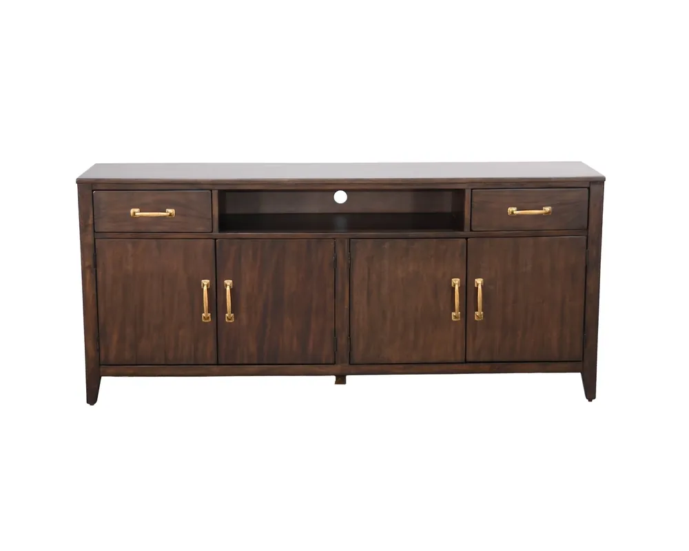 Sunny Designs Americana TV Stand in Coffee Bean - 72-Inch