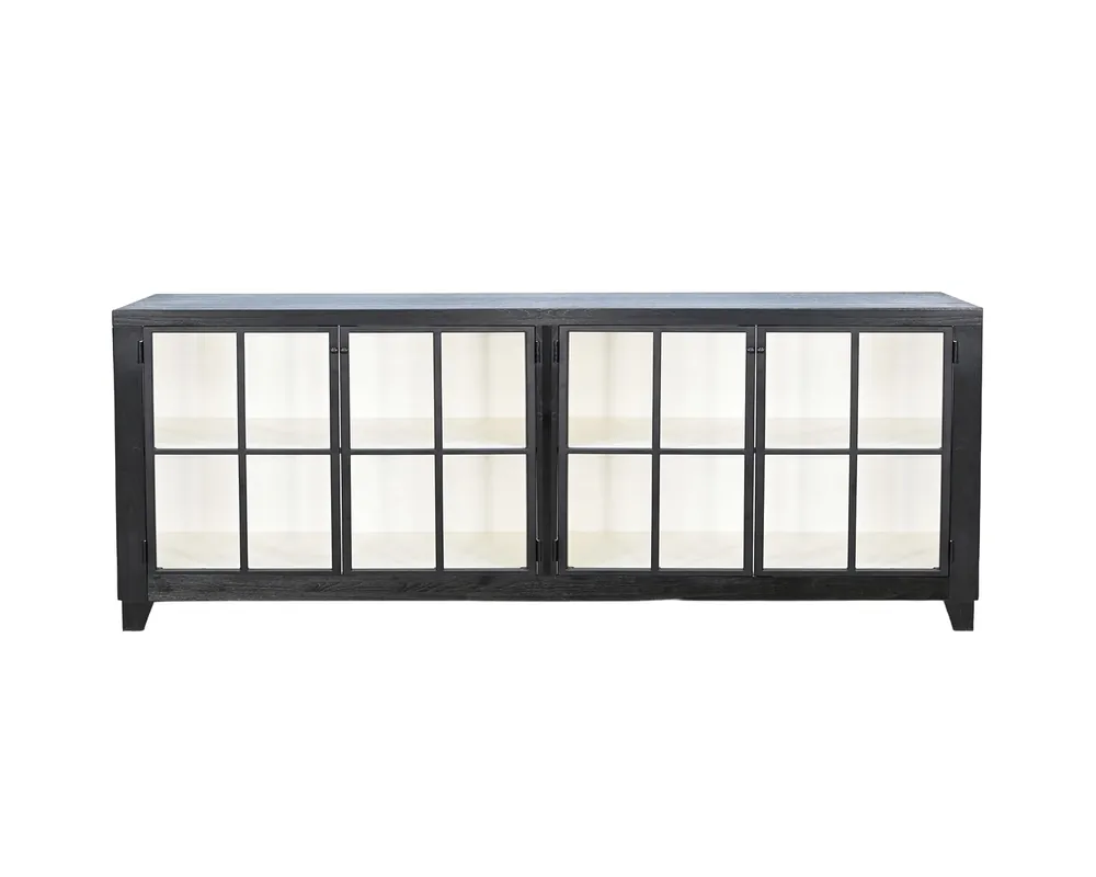 Sunny Designs Ryan 4-Door Accent Cabinet - 96-Inch