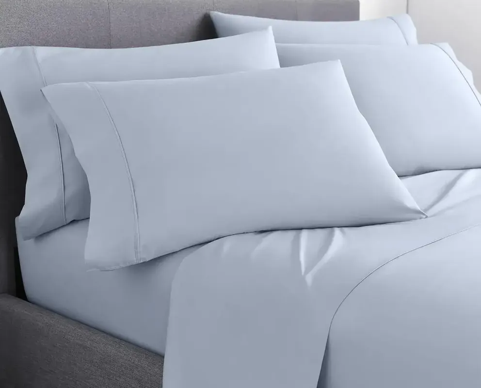 Sleeptone Ultraweave Ice Blue Sheet Set - Twin