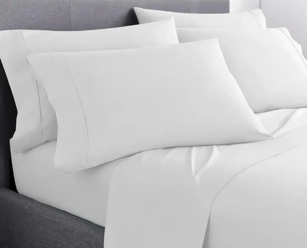 Sleeptone Ultraweave White Sheet Set - King
