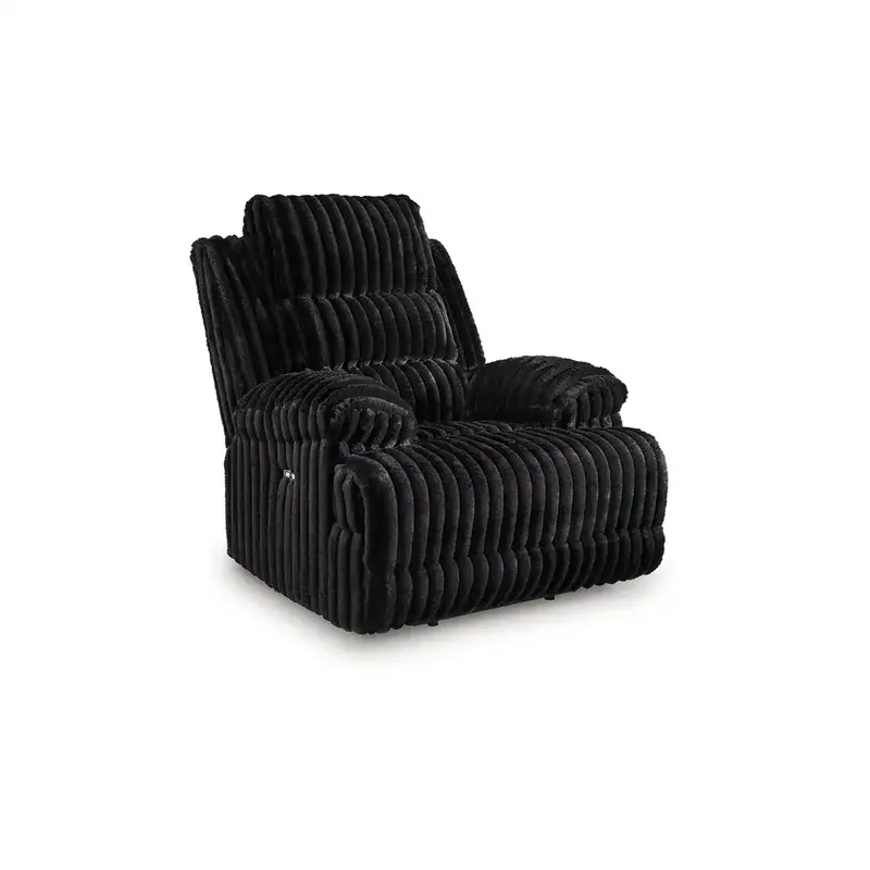 Ashley Rhine Falls Onyx Zero Wall Power Recliner