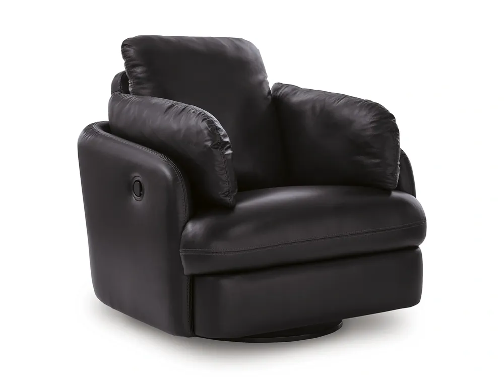 Ashley ModMax II Swivel Glider Recliner in Black