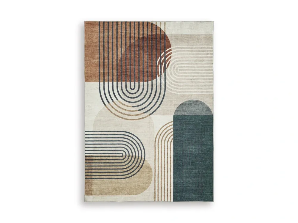 Ashley Farrendale Washable Rug in Multi - 8 x 10