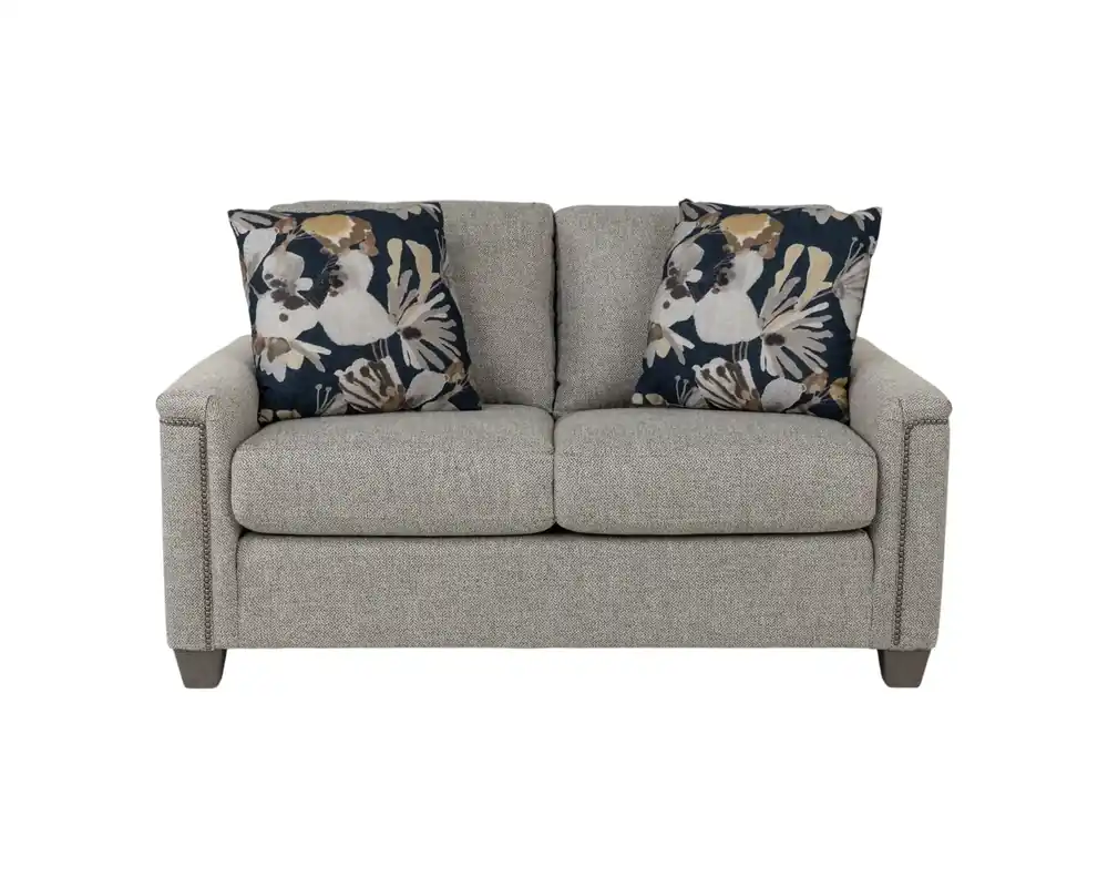 Smith Brothers 287 Collection Loveseat in Taupe