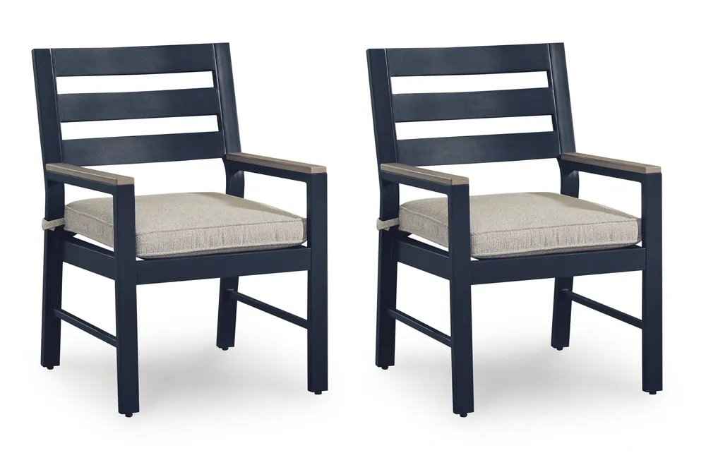 Ashley East Beach Outdoor Dining Arm Chair - Set of 2