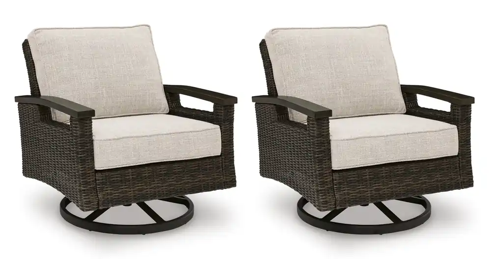 Ashley Monterey Point Outdoor Swivel Lounge Chair - Set of 2