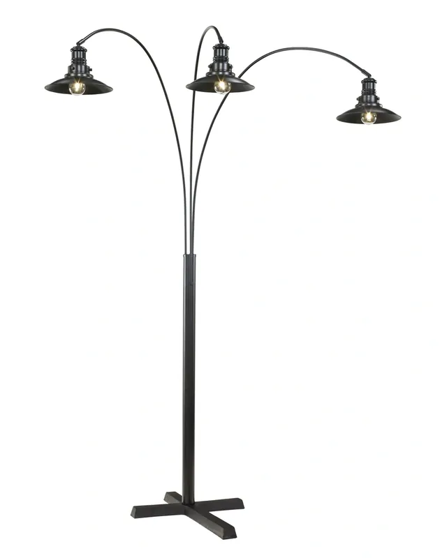 Ashley Sheriel Metal Arc Floor Lamp