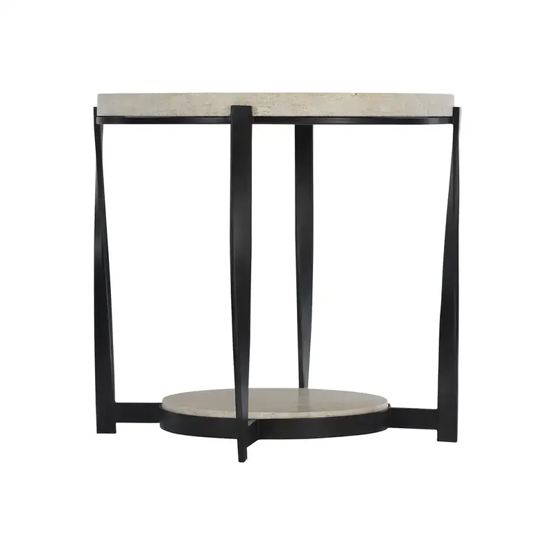 Bernhardt Berkshire Round End Table - 27-Inch