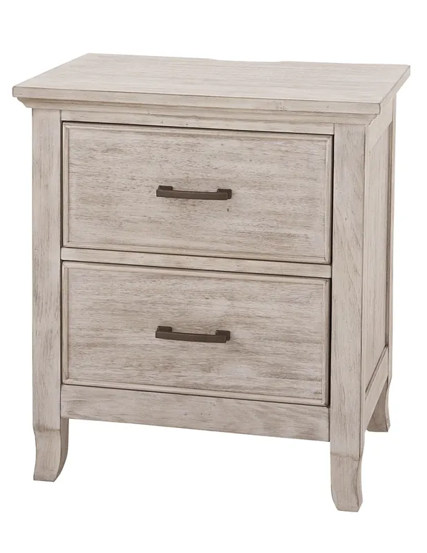 Westwood/Thomson Int'l Remi 2-Drawer Nightstand in Sugarcoat