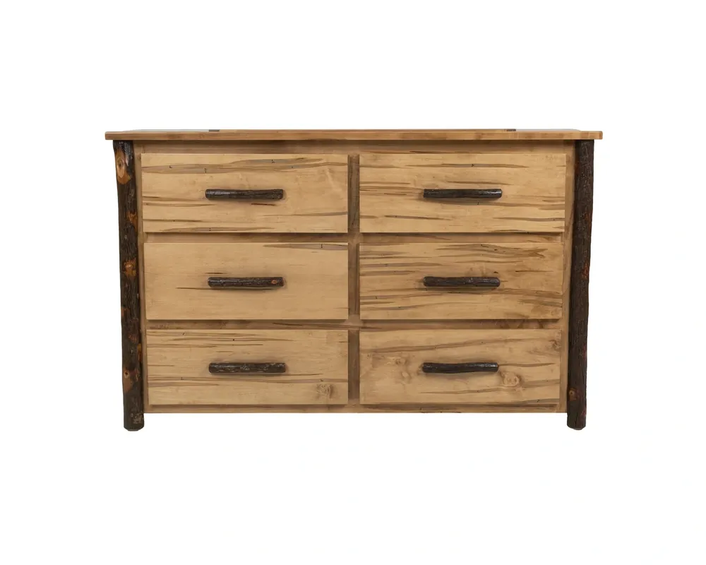 Archbold Furniture Mountain Retreat 6-Drawer Dresser in Harvest