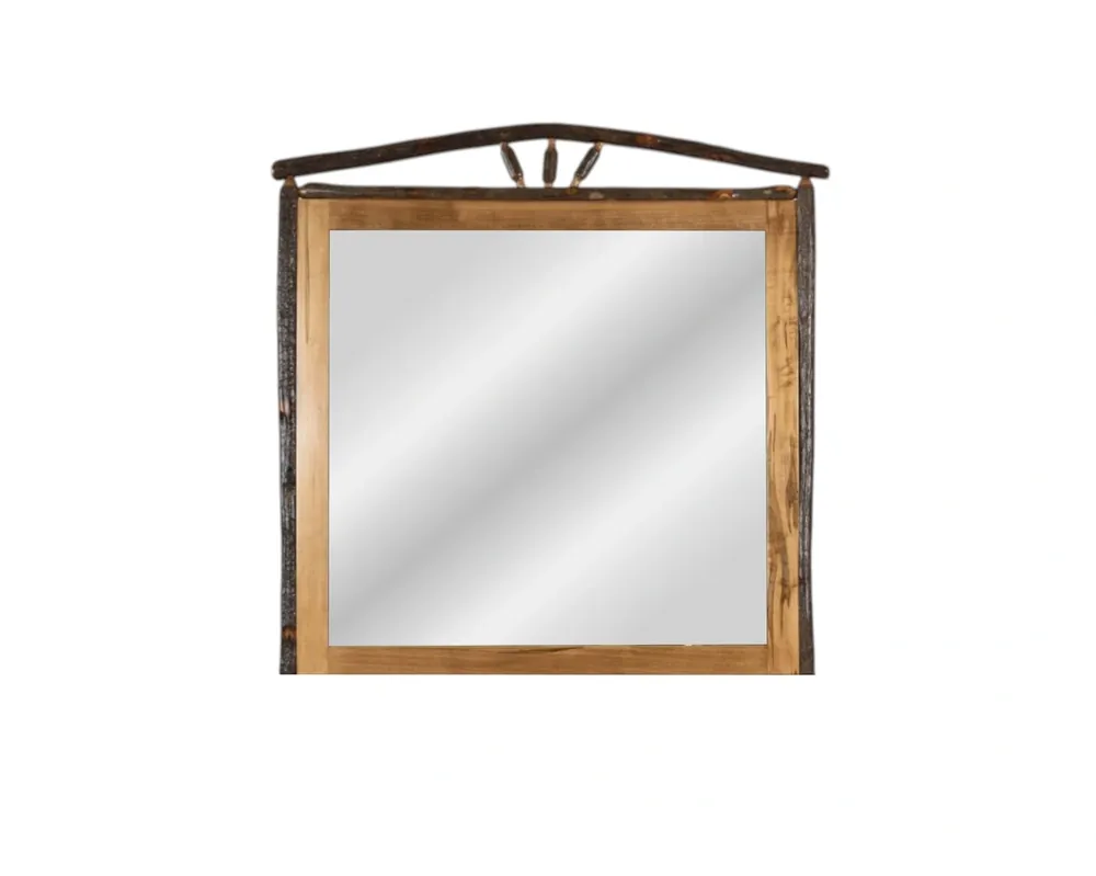 Archbold Furniture Mountain Retreat Dresser Mirror in Harvest