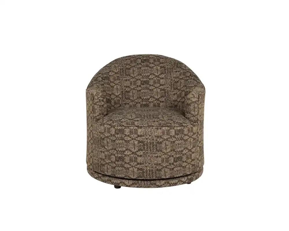 Best Chair April Swivel Chair in Mocha Brown