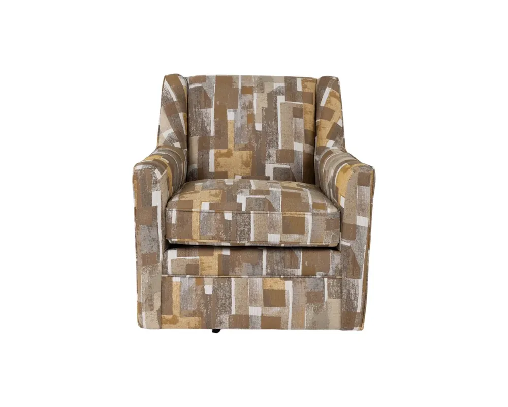 Best Chair Riva Swivel Chair in Antique Brown