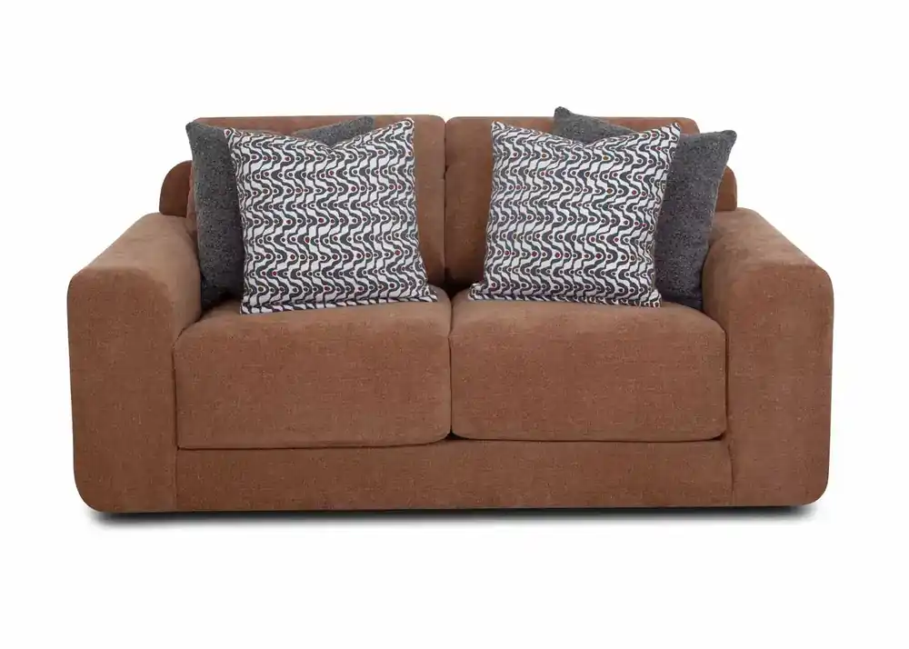 Franklin Judd Loveseat in Sienna Orange