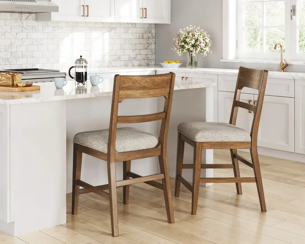 Ashley Cabalynn Counter Stool in Oatmeal