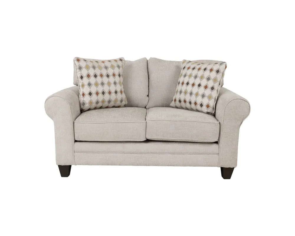 Fusion Wowza Loveseat in Sand