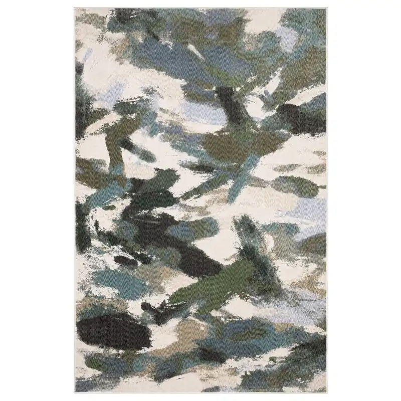 Sphinx Tisdell Rug in Blue/Green - 7.10 x 10.10