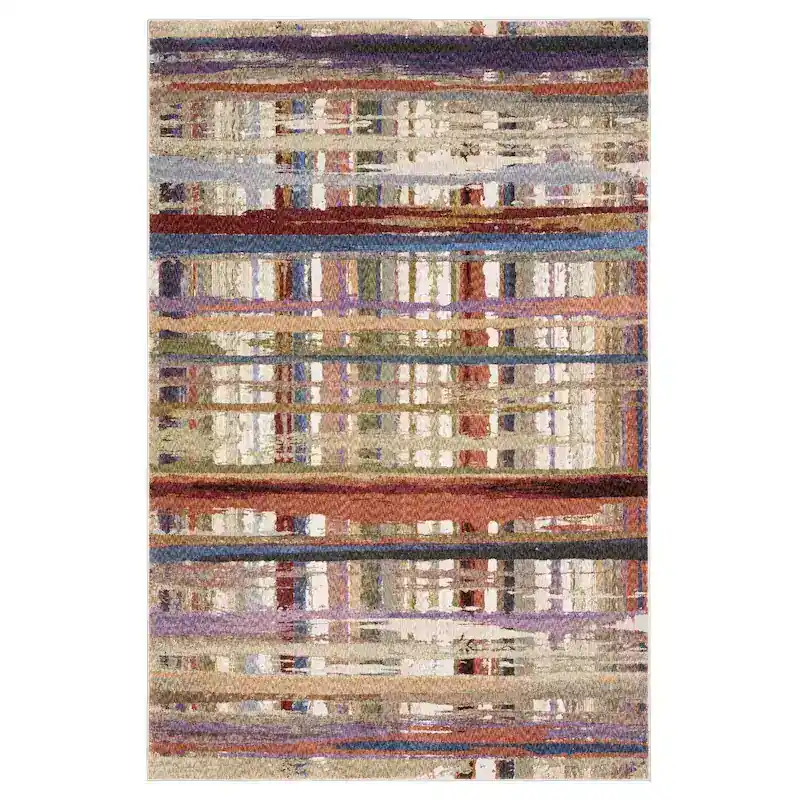 Sphinx Tisdell Abstract Grid Rug in Multi - 7.10 x 10.10