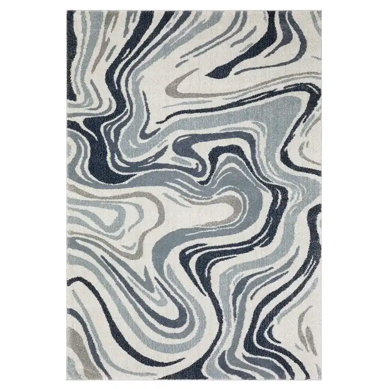 Sphinx Gemma Rug in Blue/Gray - 7.10 x 10