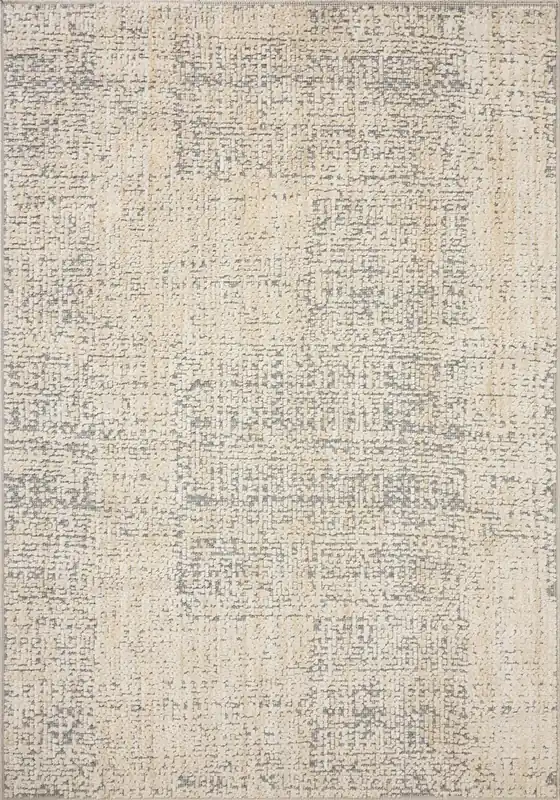 Loloi Bexley Rug in Natural/Slate - 7.10 x 10.10