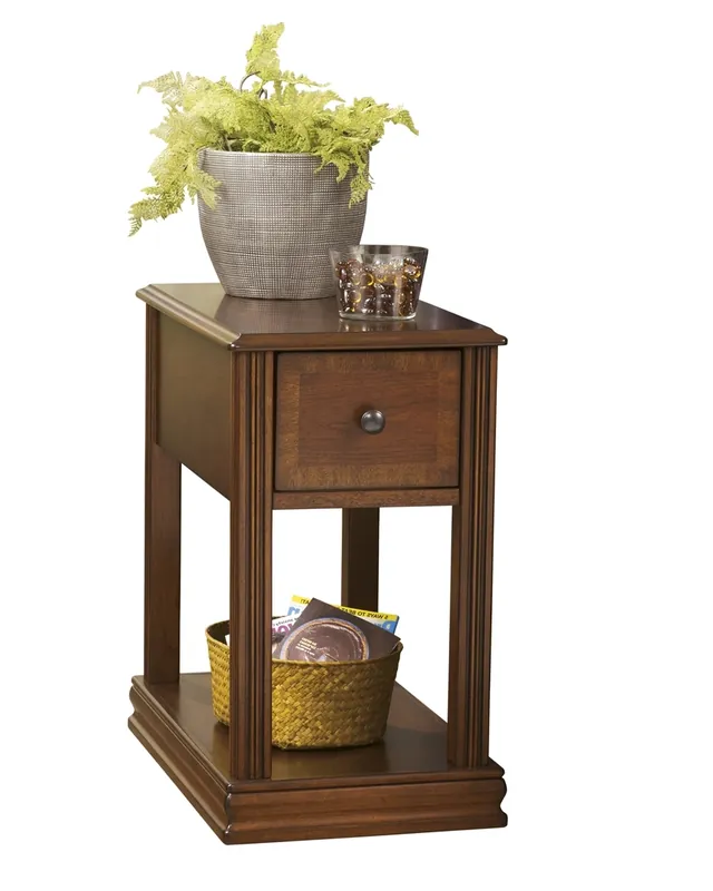 Ashley Breegin Chairside Table in Brown