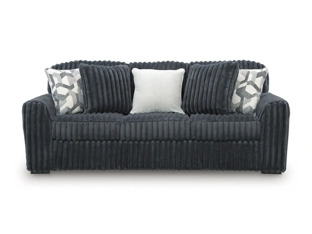 Ashley Midnight Madness Sofa in Gunmetal Gray