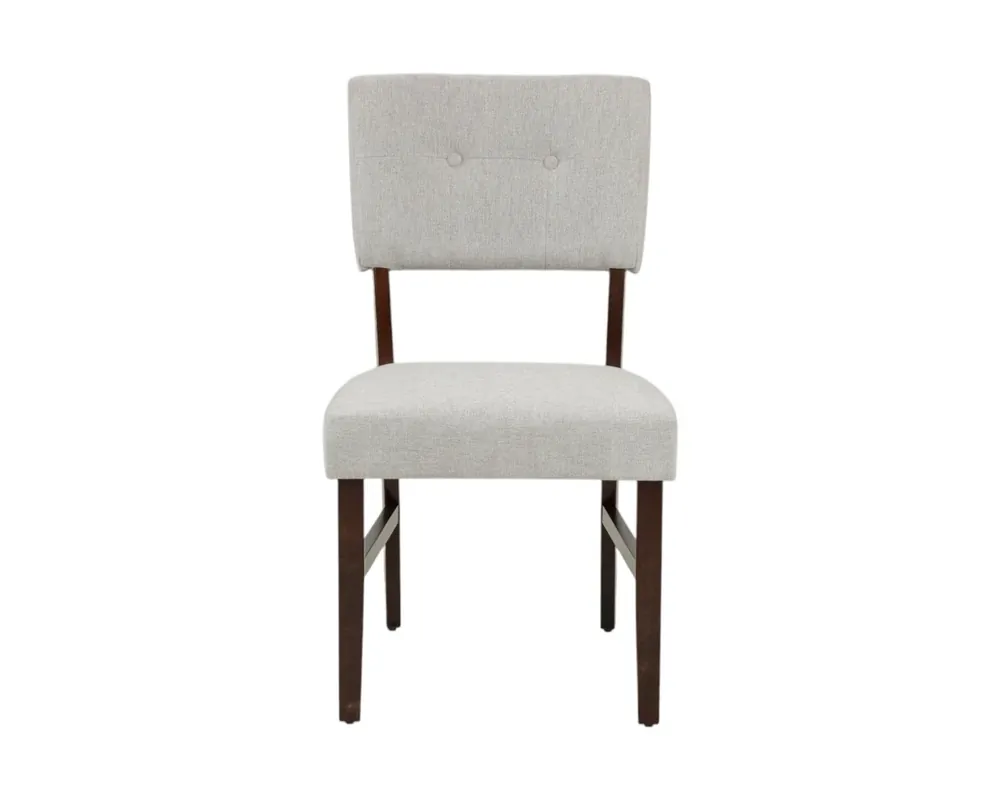 New Classic Tioga Upholstered Dining Chair in Gray
