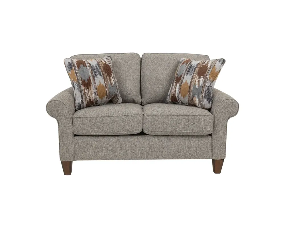Flexsteel Westside Loveseat in Tweed Gray